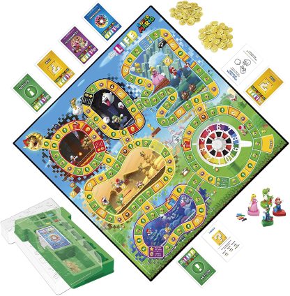 Hasbro Gaming The Game of Life Super Mario Edition Board Game for Kids Ages 8 and Up, Play Minigames, Collect Stars, Battle Bowser