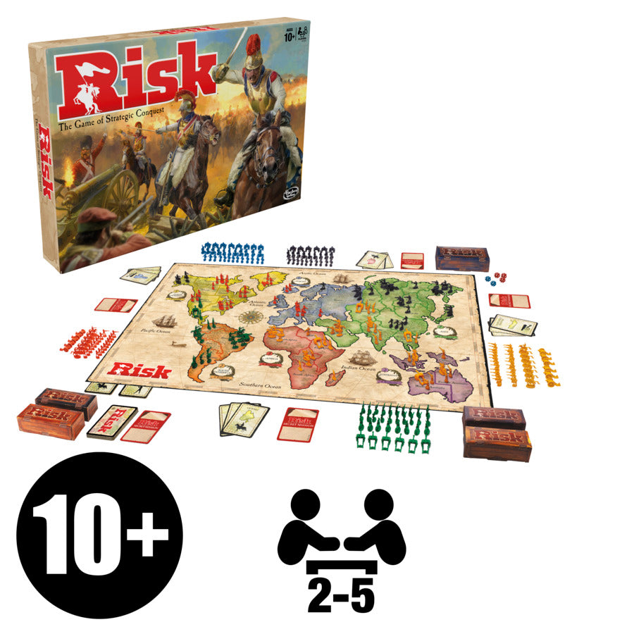 Risk Board Game, Strategy Games for 2-5 Players, Strategy Board Games