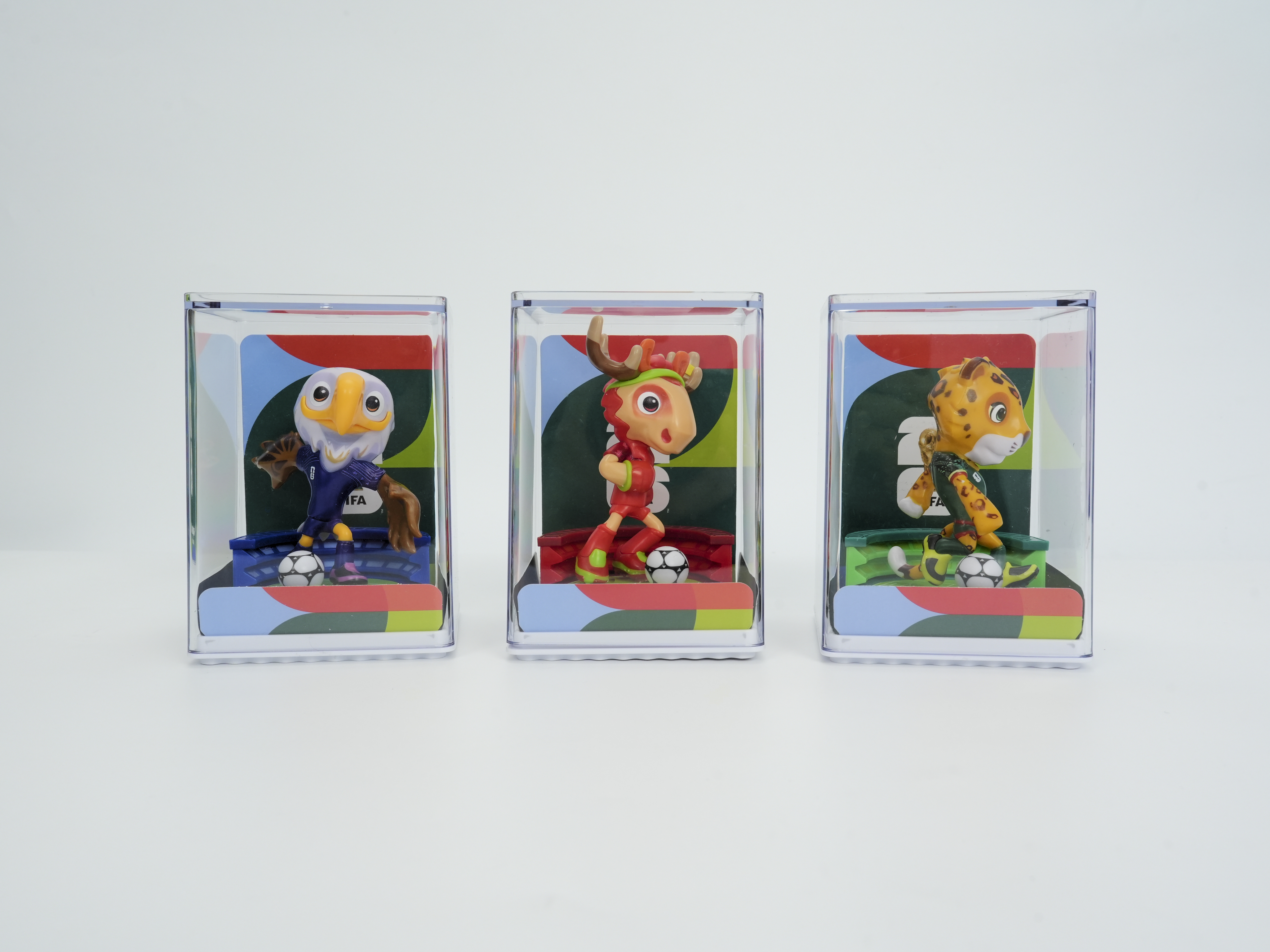 FIFA FCW26 USA-CAN-MEX 3D Mascot Figurine（9cm Pitch Edition）