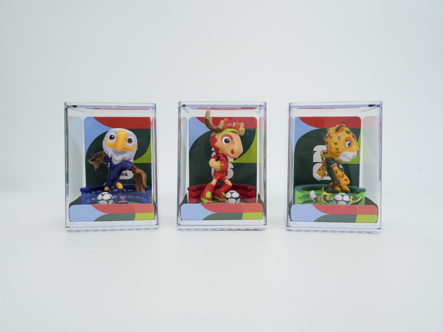 FIFA FCW26 USA-CAN-MEX 3D Mascot Figurine（9cm Pitch Edition）