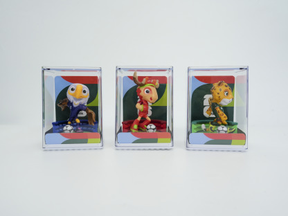 FIFA FCW26 USA-CAN-MEX 3D Mascot Figurine（9cm Pitch Edition）