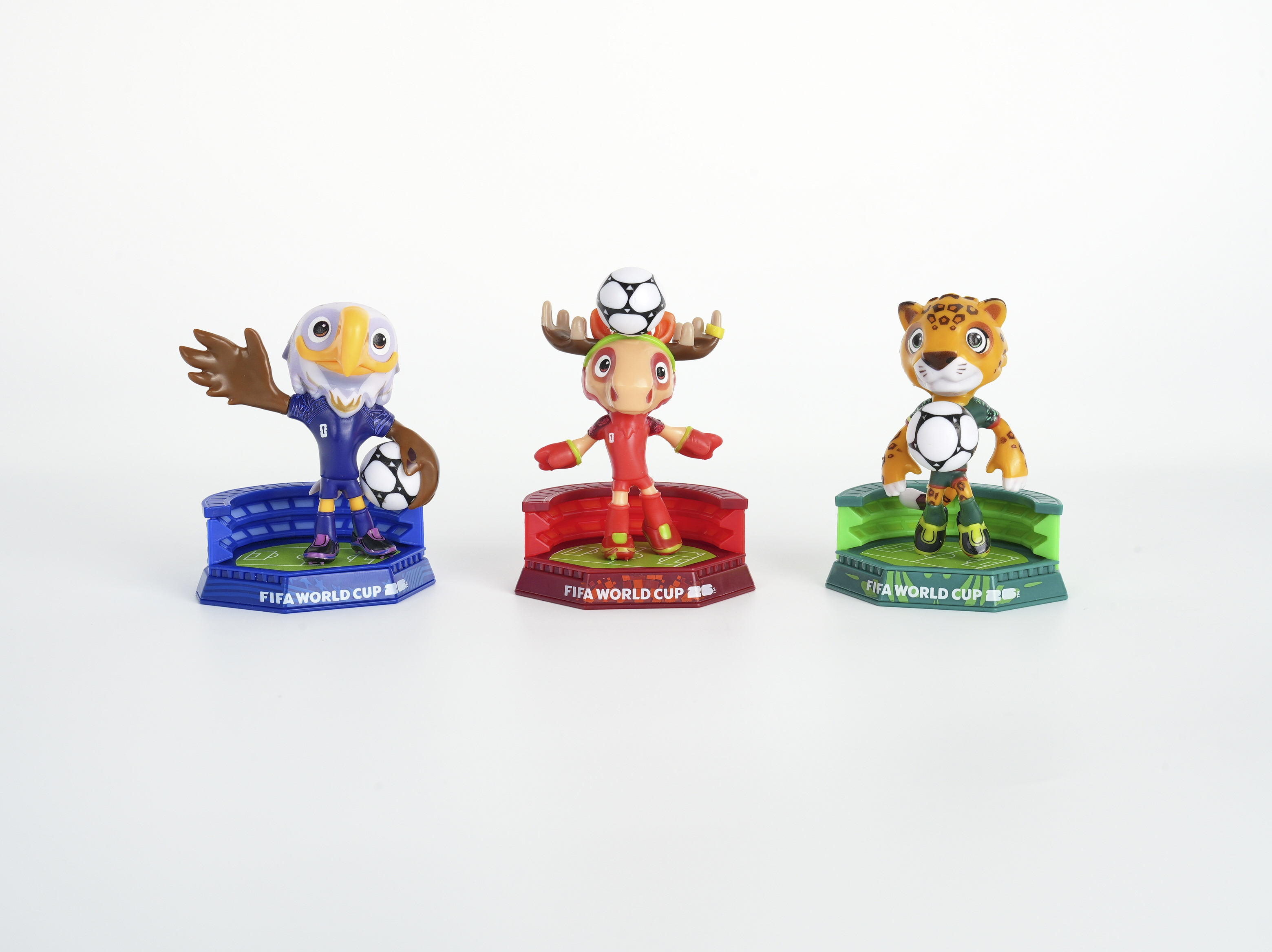 FIFA PS6 FCW26 USA-CAN-MEX 3D Mascot Figurine（6cm Pitch Edition)