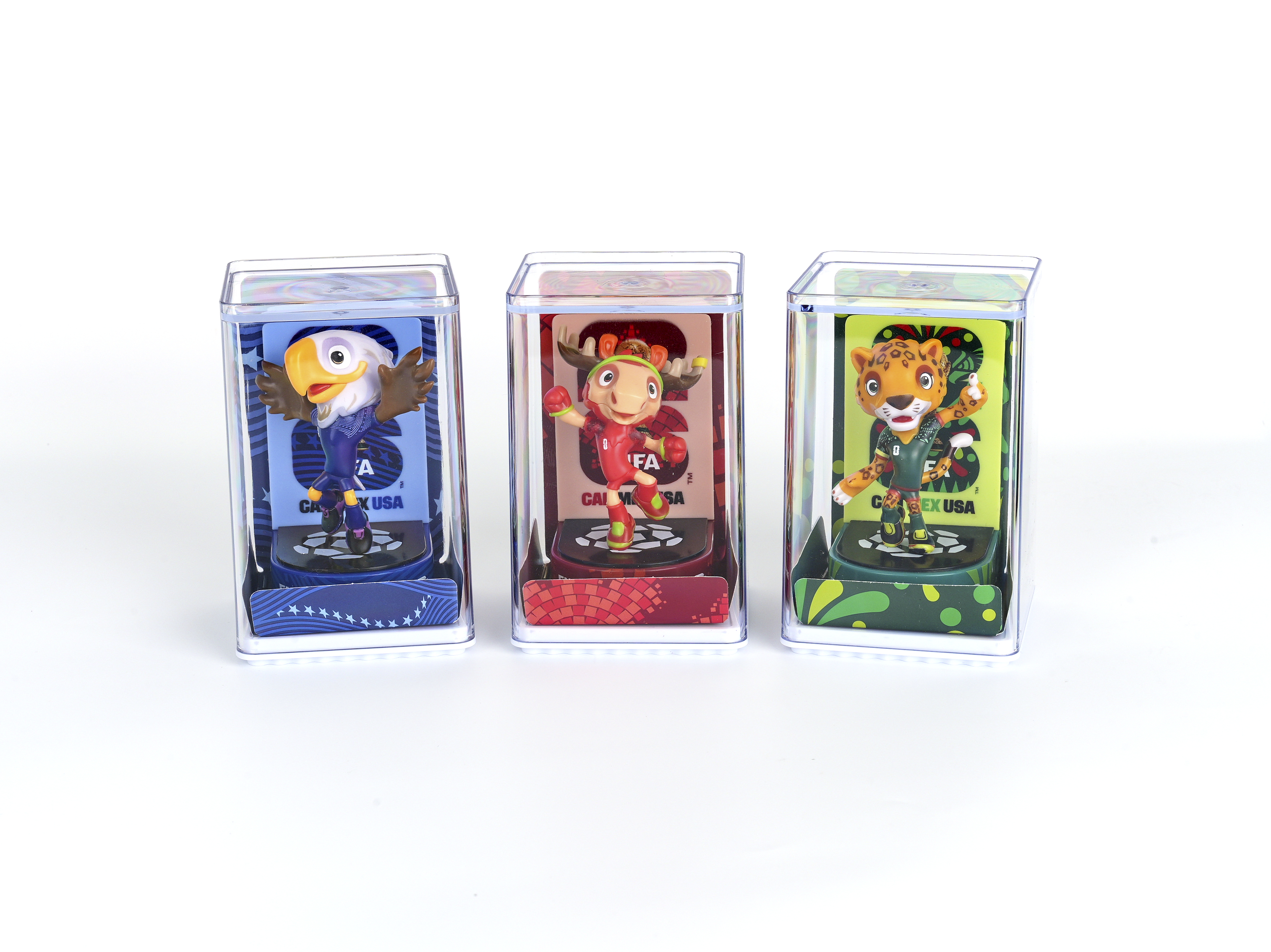 Fifa PS6 FCW26 USA-CAN-MEX 3D Mascot Figurine（6cm Base Edition）