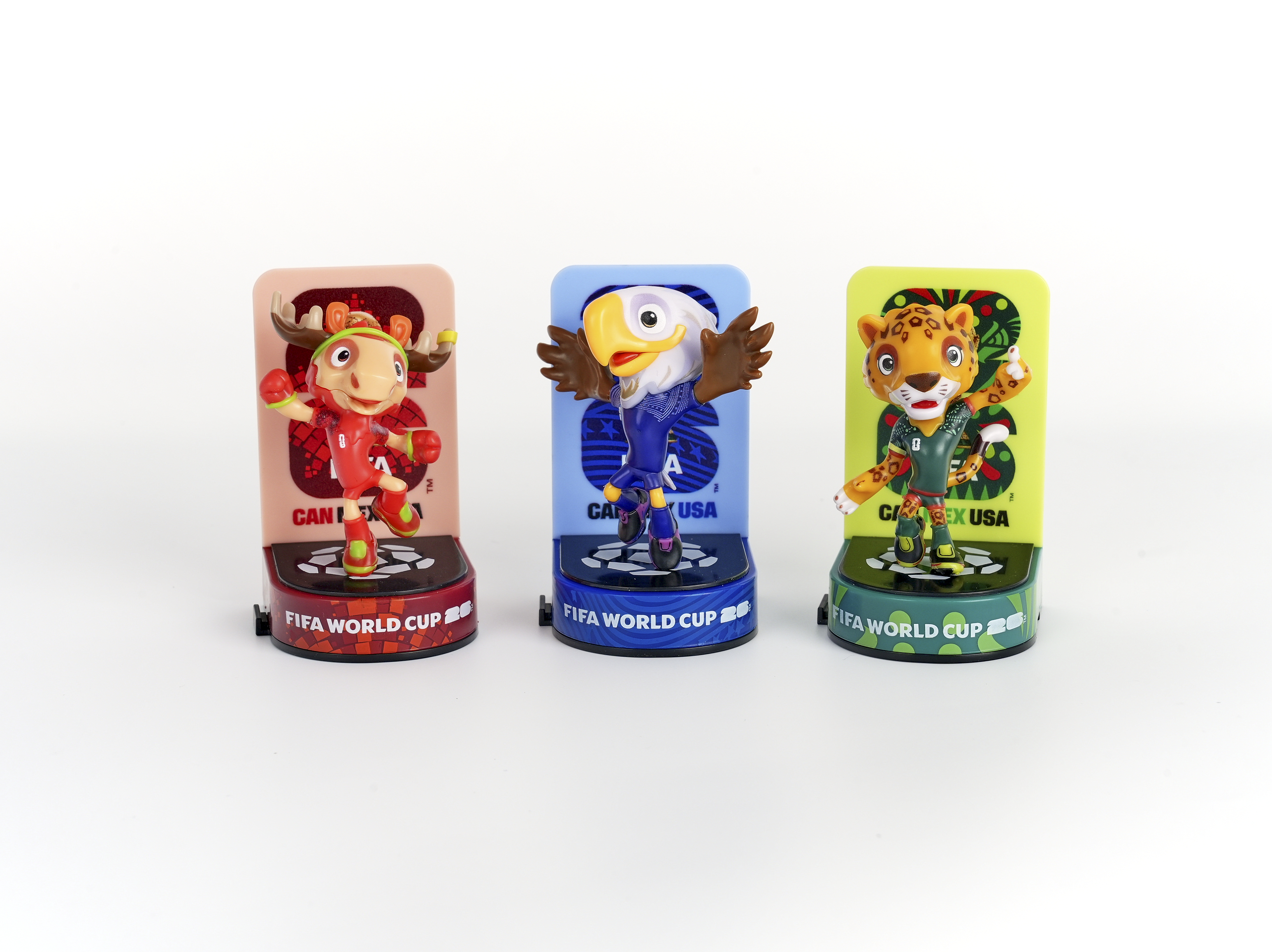 Fifa PS6 FCW26 USA-CAN-MEX 3D Mascot Figurine（6cm Base Edition）