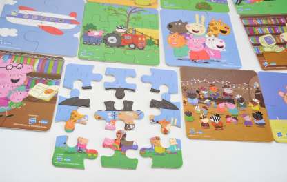 Peppa Pig 3-in-1 Counting Puzzle Set, Learn your Kids Counting with Peppa
