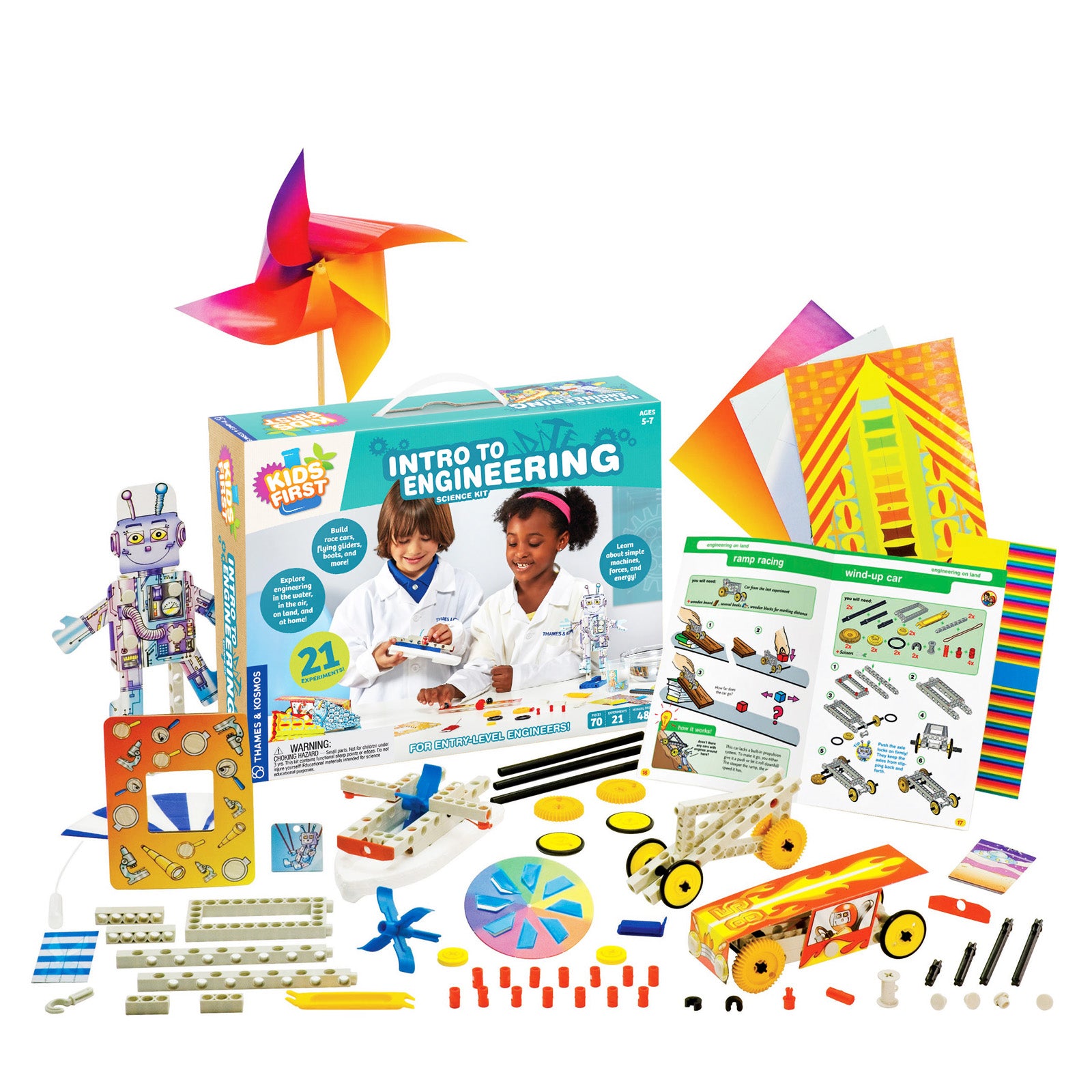 Thames & Kosmos Kids First Intro To Engineering, Science Kit