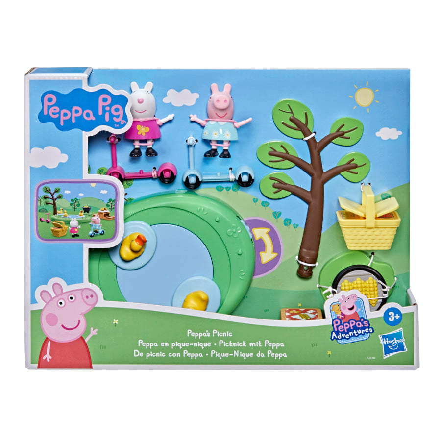 Peppa Pig Peppa's Adventures Peppa's Picnic Playset, Preschool Toy