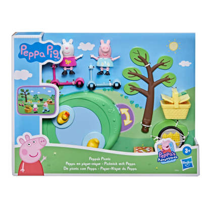 Peppa Pig Peppa's Adventures Peppa's Picnic Playset, Preschool Toy