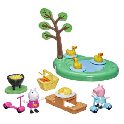 Peppa Pig Peppa's Adventures Peppa's Picnic Playset, Preschool Toy
