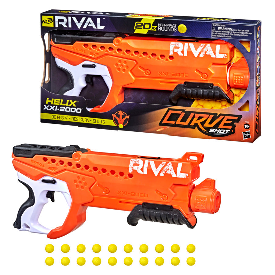 Nerf Rival Curve Shot, Helix XXI-2000 Blaster