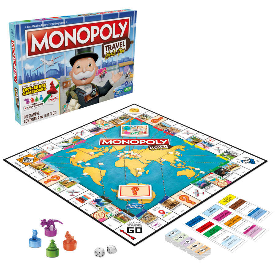 Monopoly Travel World Tour Board Game