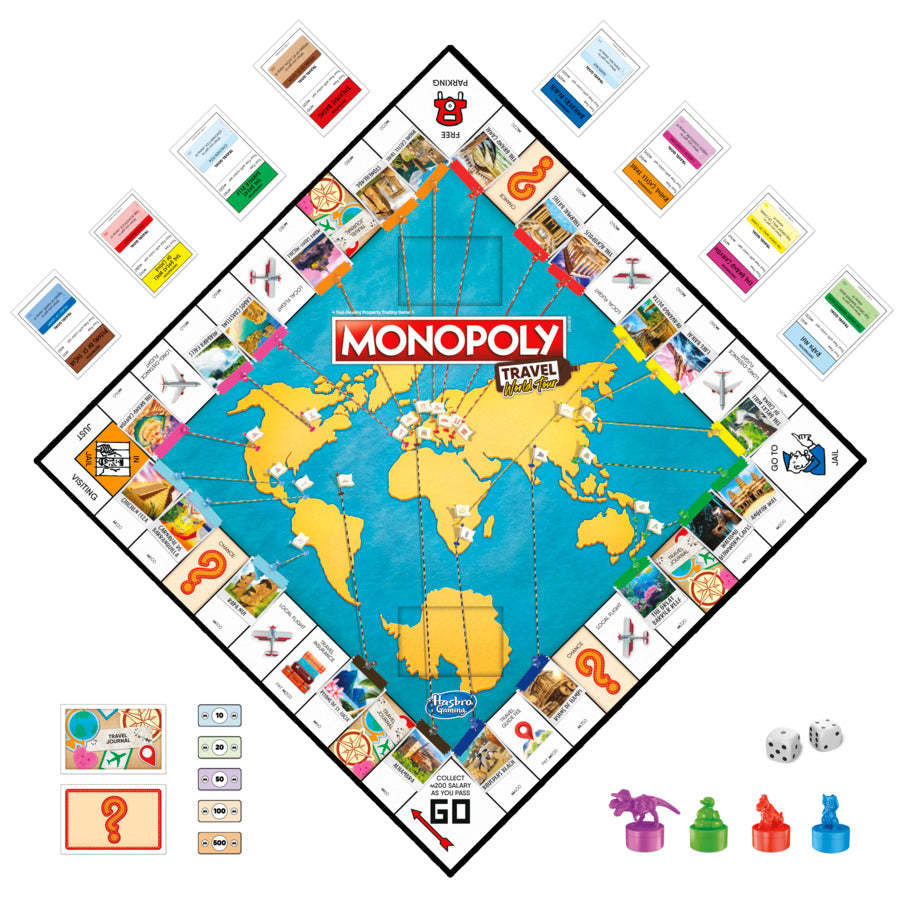Monopoly Travel World Tour Board Game