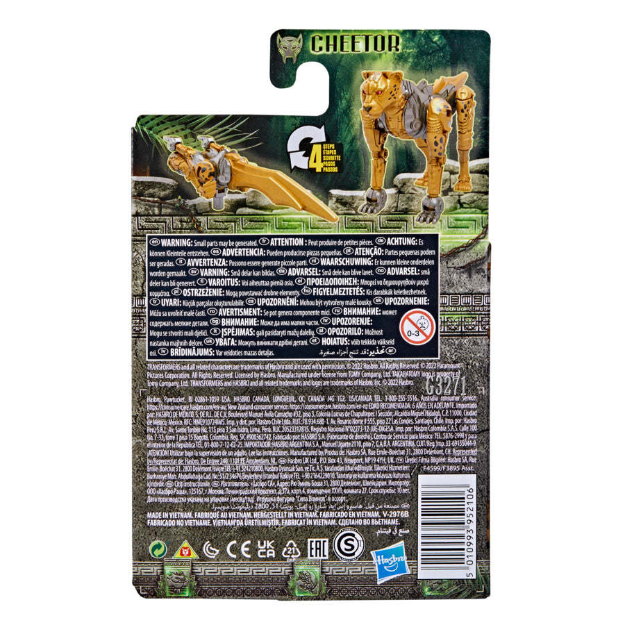 Transformers Rise of the Beasts Movie Beast Battle Masters Cheetor