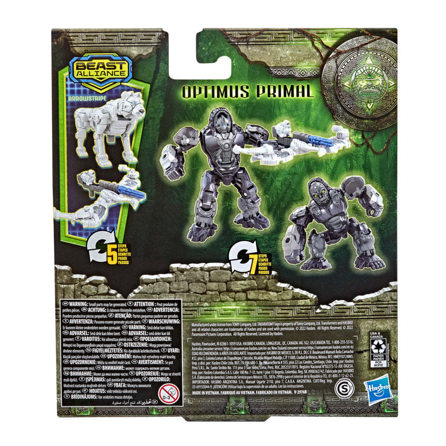Transformers Rise of the Beasts Movie Optimus Primal & Arrowstripe