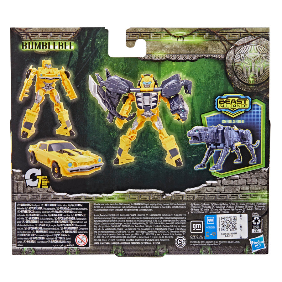 Transformers Rise of the Beasts Movie 2-Pack Bumblebee & Snarlsaber