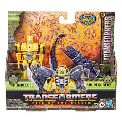 Transformers Rise of the Beasts Movie 2-Pack Bumblebee & Snarlsaber