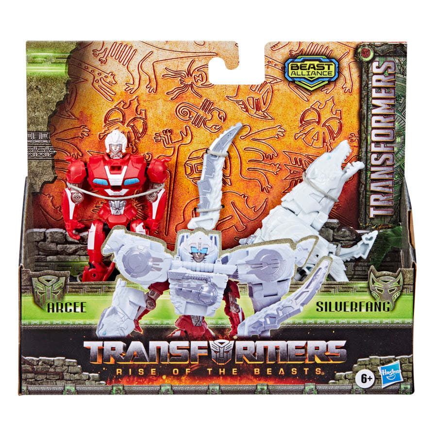Transformers Rise of the Beasts Movie 2-Pack Arcee & Silverfang