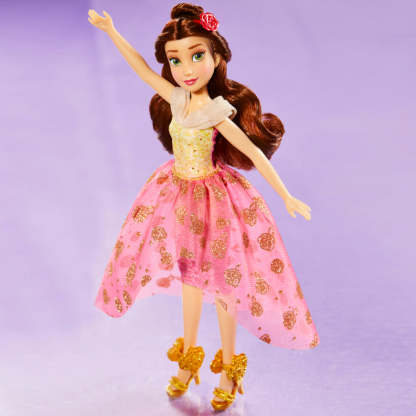 Disney Princess Life Belle Fashion Doll, 10 Outfit Combinations