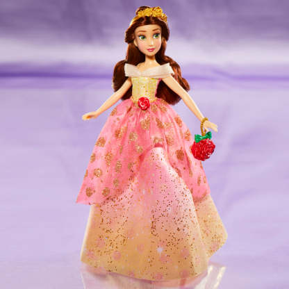 Disney Princess Life Belle Fashion Doll, 10 Outfit Combinations