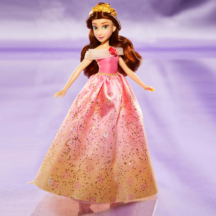 Disney Princess Life Belle Fashion Doll, 10 Outfit Combinations