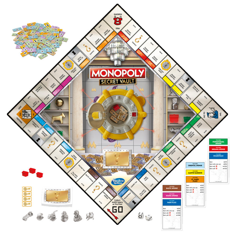 Monopoly Secret Vault Board Game