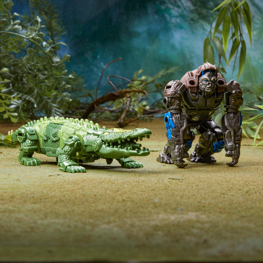 Transformers Rise of the Beasts Movie Optimus Primal & Skullcruncher