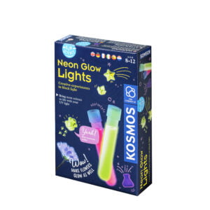 Thames & Kosmos Neon Glow Experiments Kit – STEM Science Lab Singapore – Glow‑in‑Dark Neon Chalk & UV Experiments for Kids 8+
