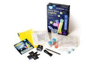 Thames & Kosmos Neon Glow Experiments Kit – STEM Science Lab Singapore – Glow‑in‑Dark Neon Chalk & UV Experiments for Kids 8+