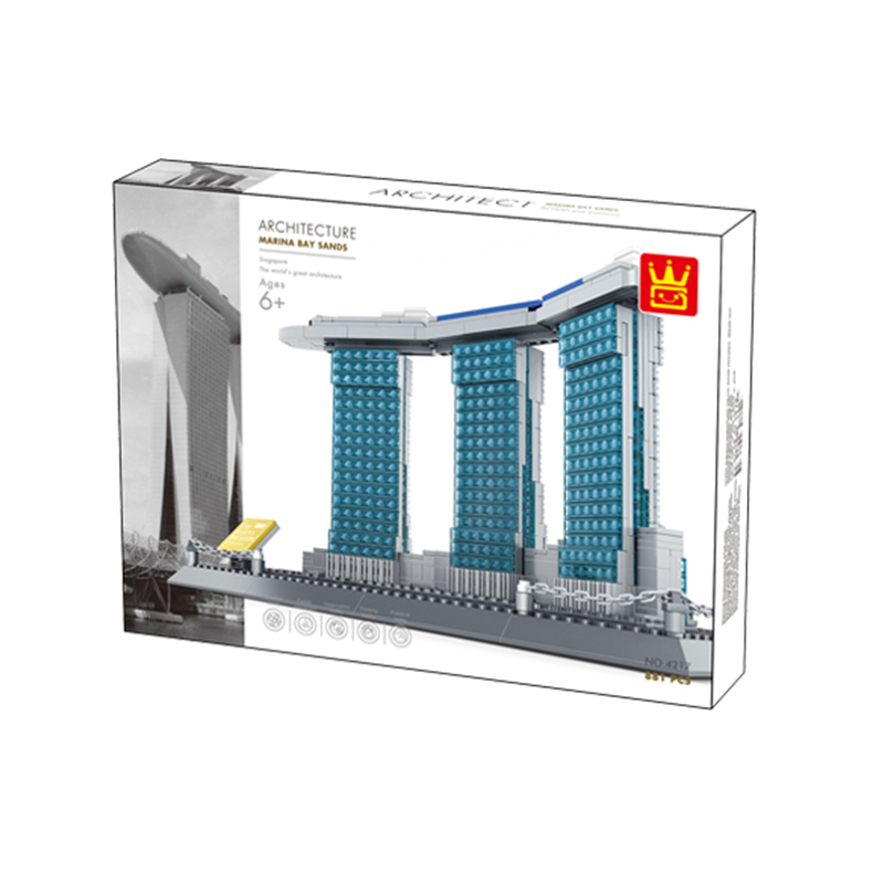 Kidmoro Marina Bay Sands Building Bricks Sets