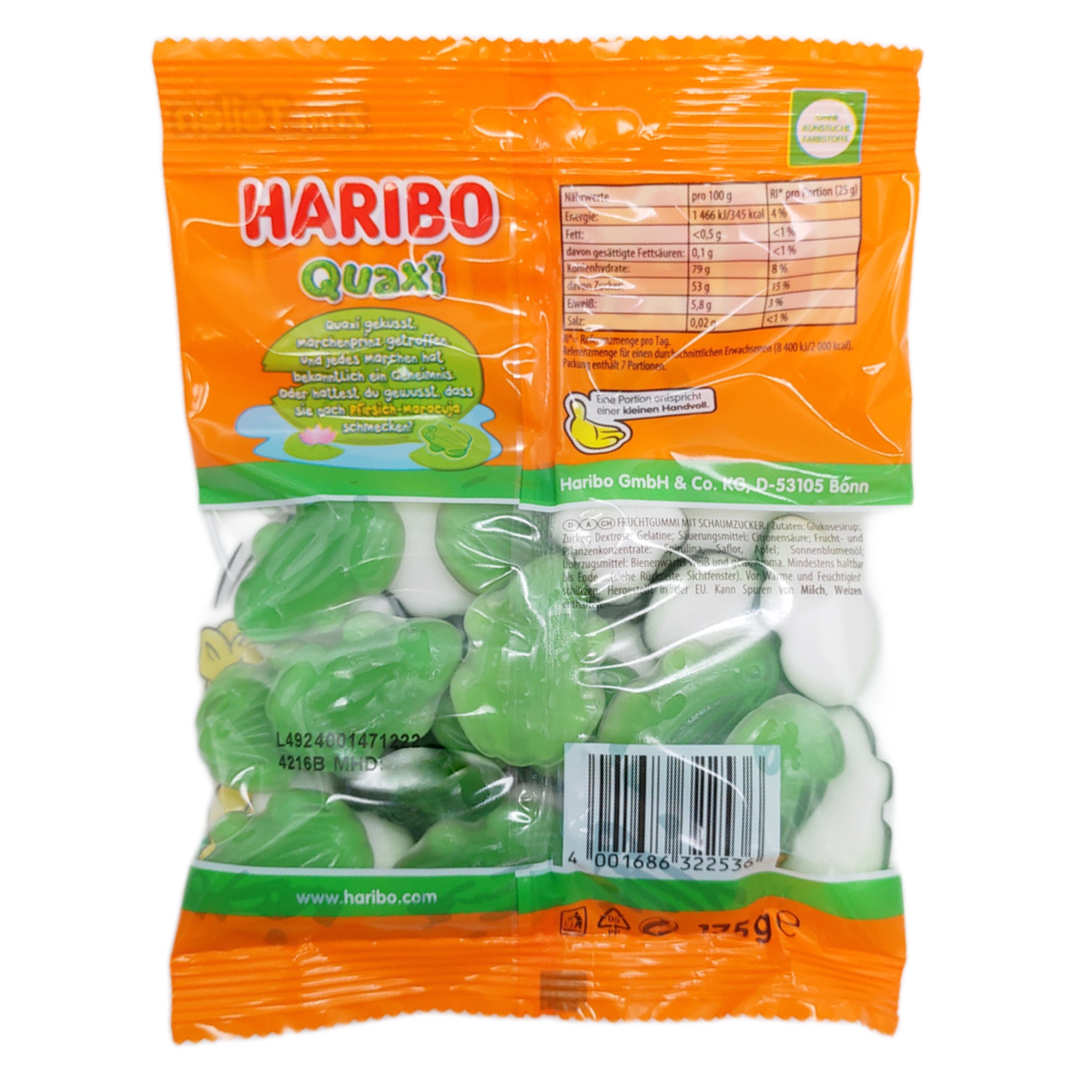 Haribo QuaXi Frogs Gummy 175g