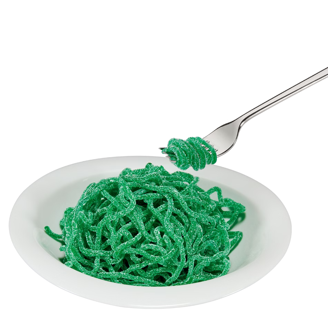 Trolli Spaghetti Sour Apple Gummy Vegan 100g