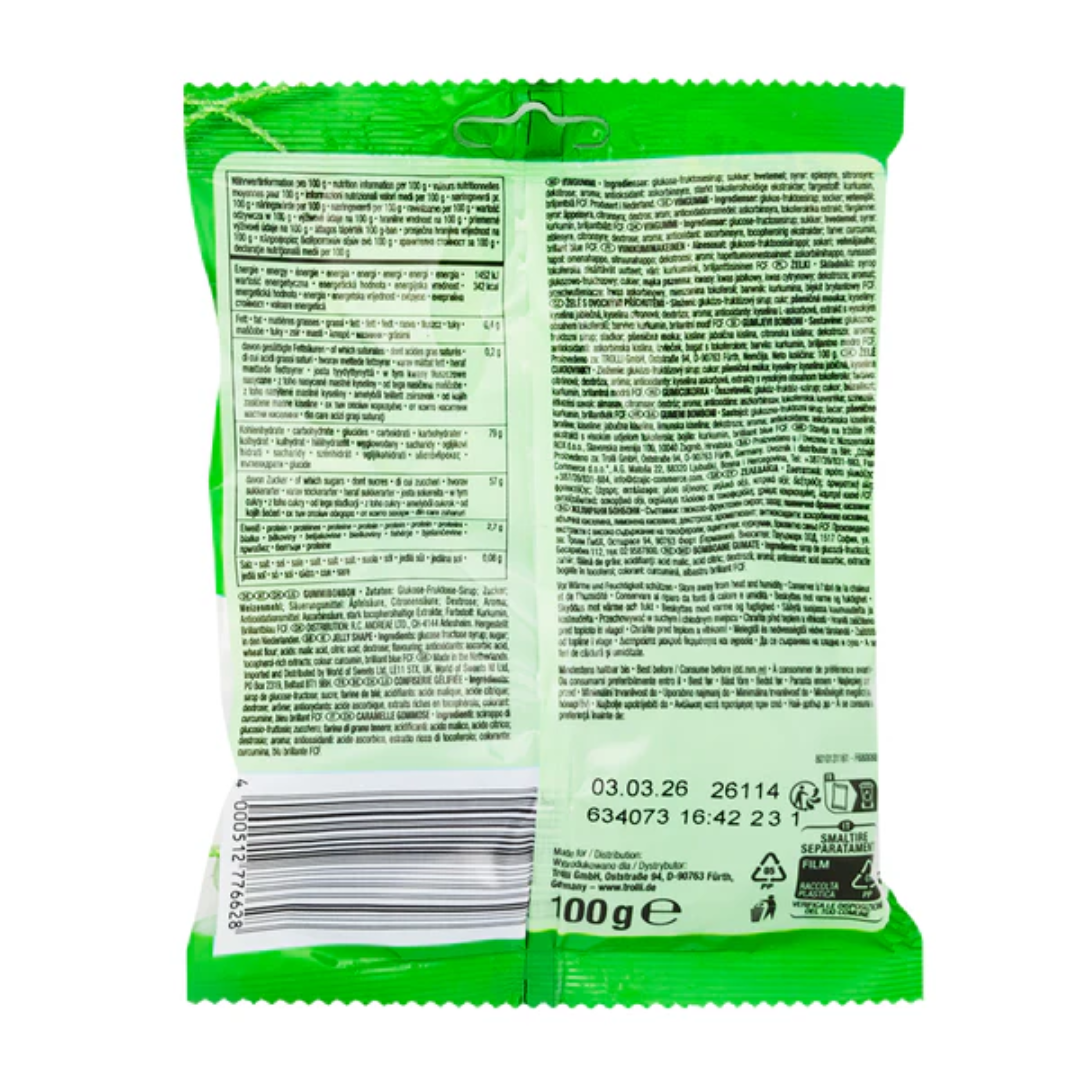 Trolli Spaghetti Sour Apple Gummy Vegan 100g