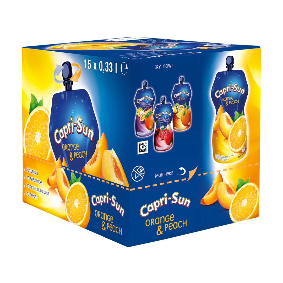 Capri-Sun Orange & Peach'Juic Drink 330ML