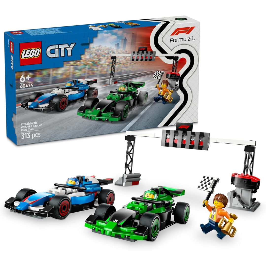 LEGO City F1 Grid Building Block Vehicle Set For Age 6 & Above