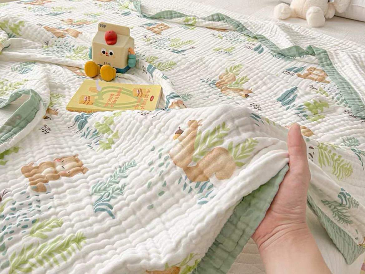 Vigo  6-Layer Premium Muslin Crib Blanket