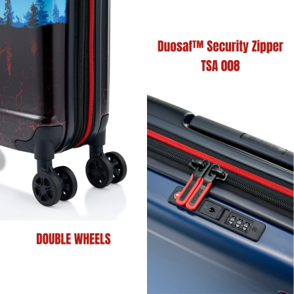 American Tourister Stranger Things Foldable Luggage with TSA Zipper & Carry Handle