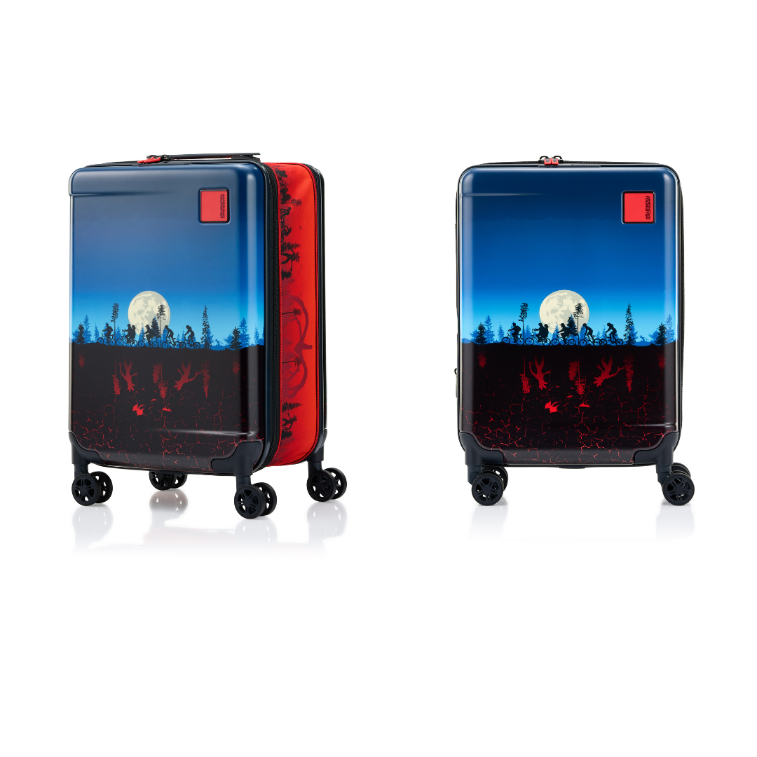 American Tourister Stranger Things Foldable Luggage with TSA Zipper & Carry Handle