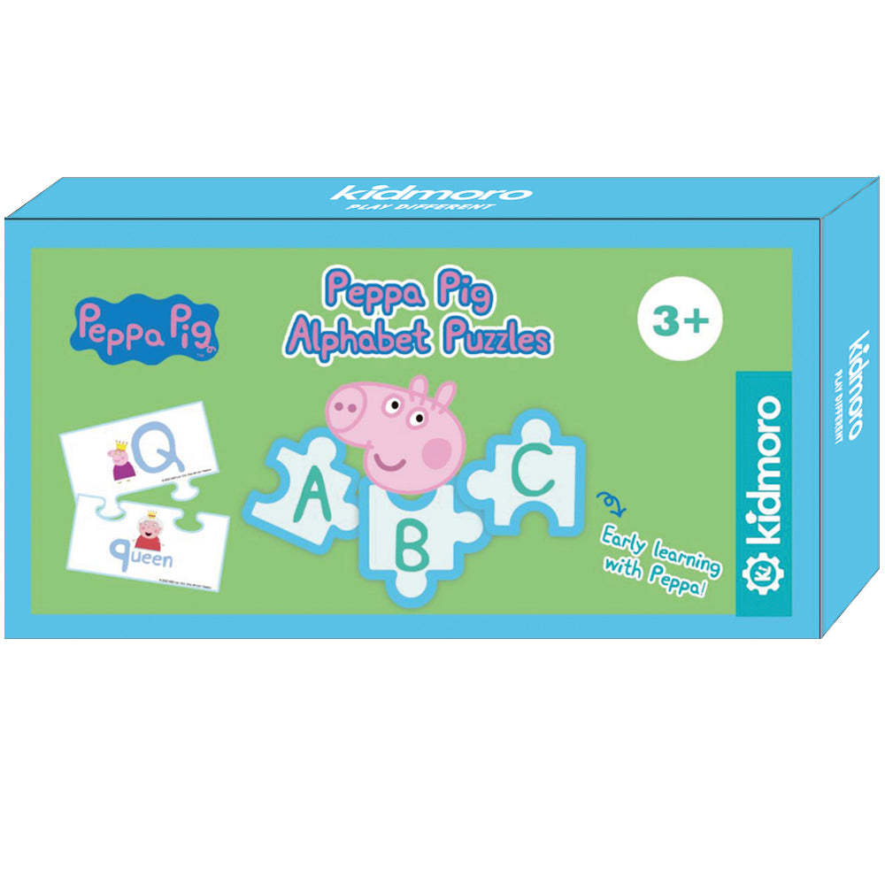 Kidmoro Peppa Pig Alphabet Puzzles, Learn your Kids Alphabet with Peppa