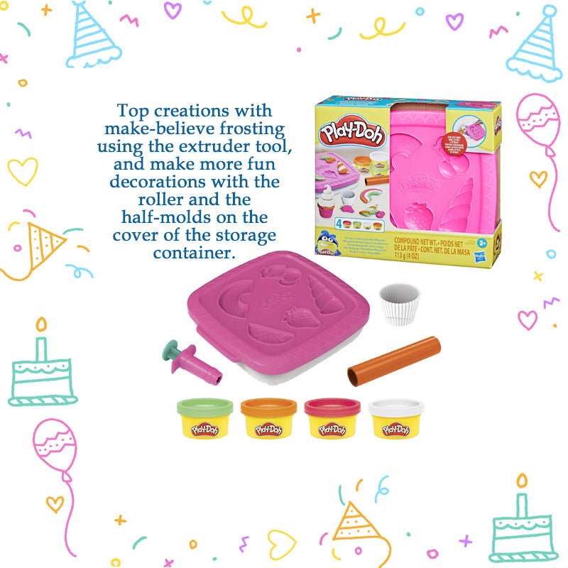 Pet & Cupcake lovers Goodie Bag for Boys and Girls Aged 3 - 9 Years, Gogopo Pencil Pack, Play Doh Cupcake or Pet Playset