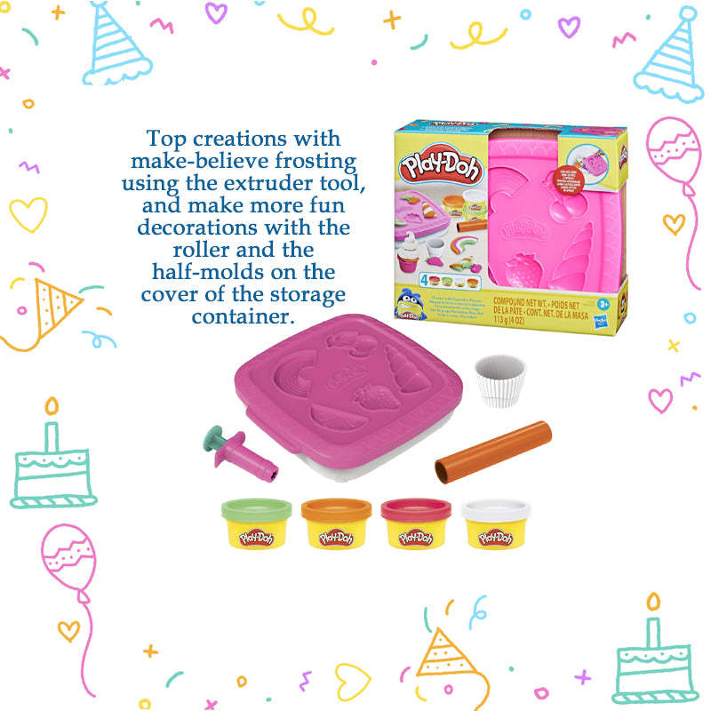 Pet & Cupcake lovers Goodie Bag for Boys and Girls Aged 3 - 9 Years, Gogopo Pencil Pack, Play Doh Cupcake or Pet Playset