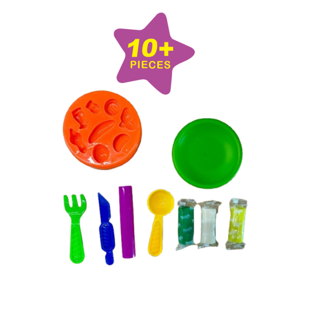 Magic Doh Cake Modelling Compound Playset – Safe, Creative Dough Kit for Kids Aged 3 and above