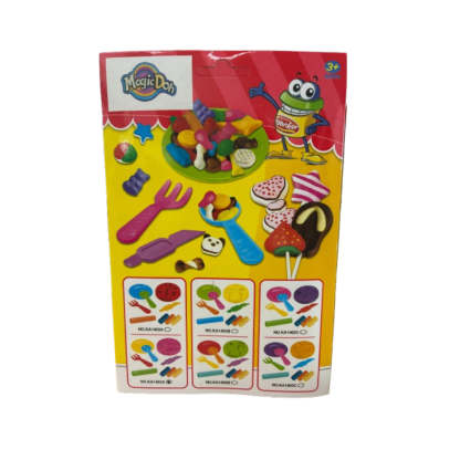 Magic Doh Cake Modelling Compound Playset – Safe, Creative Dough Kit for Kids Aged 3 and above