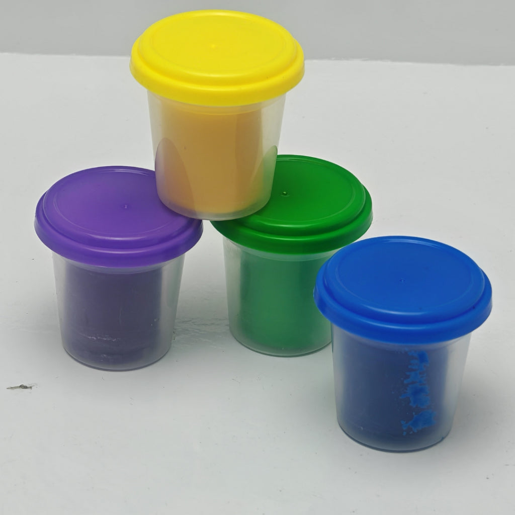 Magic Doh Dough Mini Pack of 4 – Soft, Crack-Free Moulding Clay for Kids Aged 3 and above