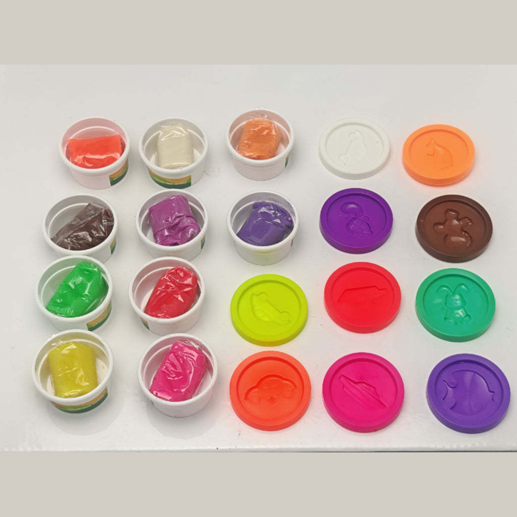 Magic Doh 10 Pcs Mini Modelling Compound Set for Kids Aged 3 and above