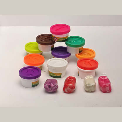 Magic Doh 10 Pcs Mini Modelling Compound Set for Kids Aged 3 and above