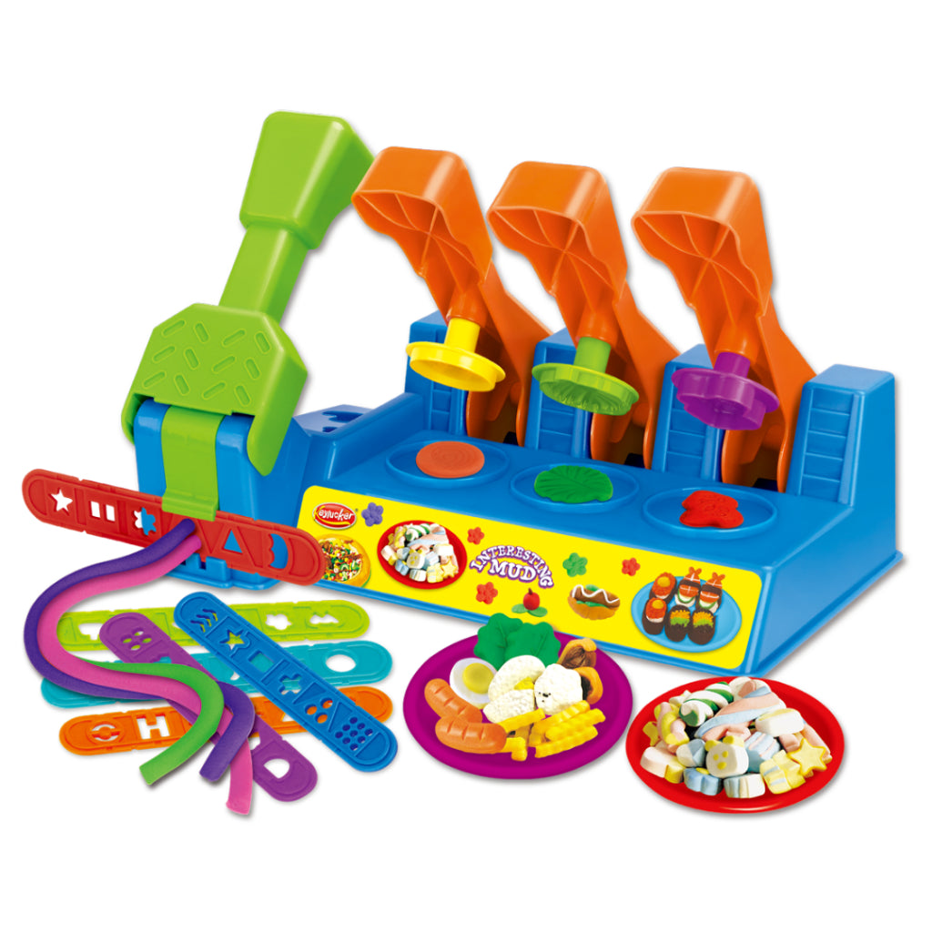 Magic Doh Food Factory Modelling Playset for Kids Aged 3 and above