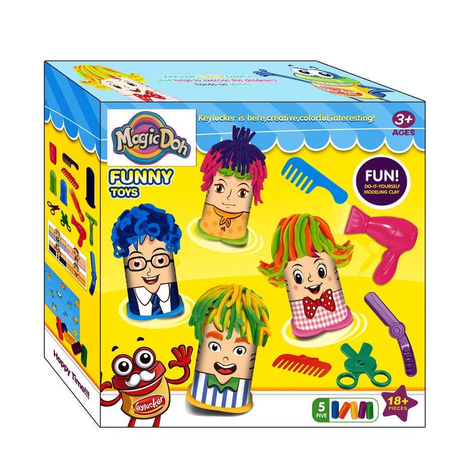 Magic Doh Hair Stylist Clay Set for Kids Aged 3 and above