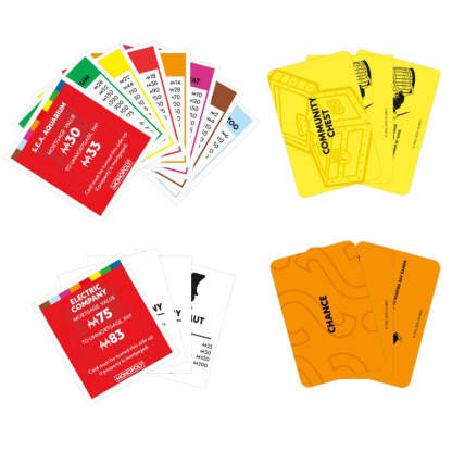 Monopoly Classic Refresh Board Game with Storage Tray and Larger Tokens for Ages 8 and Above, 2 to 6 Players