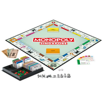Monopoly Classic Refresh Board Game with Storage Tray and Larger Tokens for Ages 8 and Above, 2 to 6 Players
