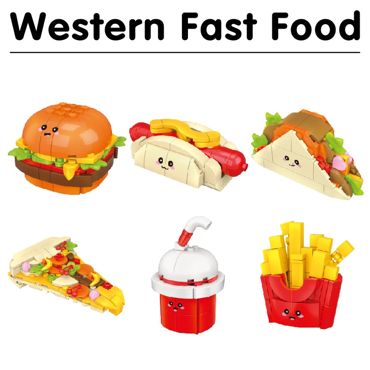 Kidmoro Mini Food Theme Building Blocks Set for Kids 6+